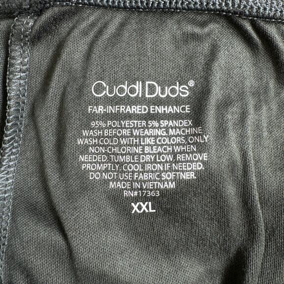 Cuddl Duds Men Far Infrared Enhanced Banded Bottom Sleep Pant Olive Green Sz XXL - Picture 2 of 7